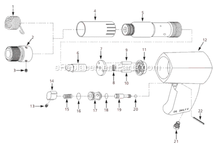 Page A Diagram and Parts List for PL2534 1998.08 Campbell Hausfeld Scaler